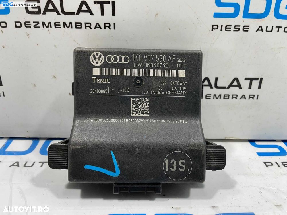 Calculator Modul control central CAN Gateway Volkswagen Golf 5 2004 - 2008 Cod 1K0907530AF [L4517] - 1