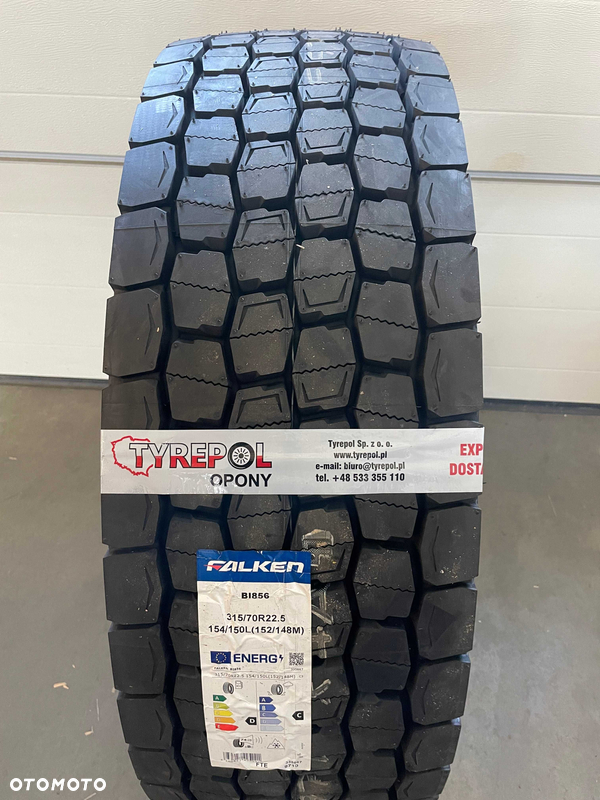1460netto Mocna JAPOŃSKA opona FALKEN 315/70 r22.5 napęd M+S MultiWay