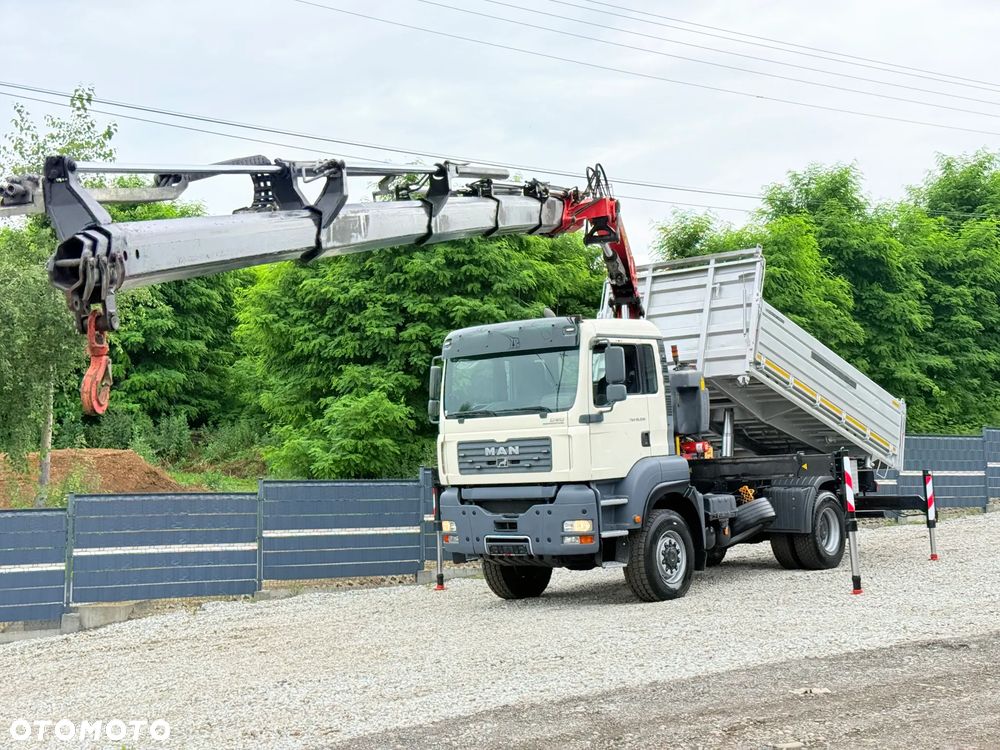 MAN * MAN TGA 18-350 * 4x4 * HDS Fassi 235 CXP * Kiper Wywrotka * Sprowadzony* Bardzo Dobry Stan * - 22