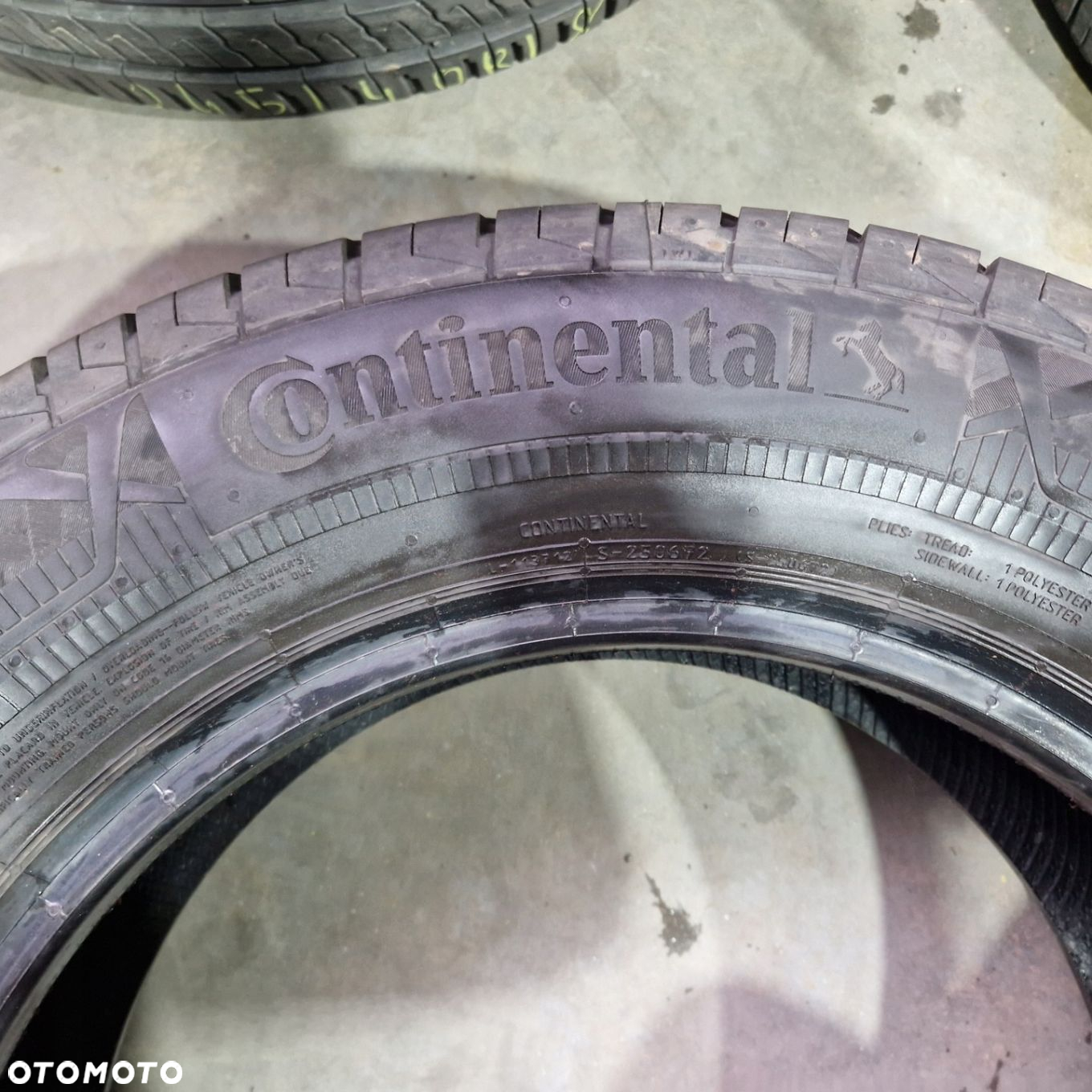 CONTINENTAL VANCONTACT ECO 215/65R16C 109/107T JAK NOWE 4X 21R 8mm - 6