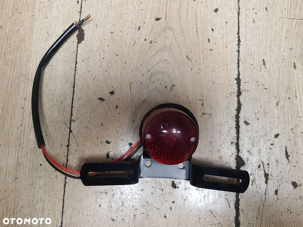 Lampa tył uchwyt tablicy Harley Cafe Racer Bobber Chopper Drag - 9
