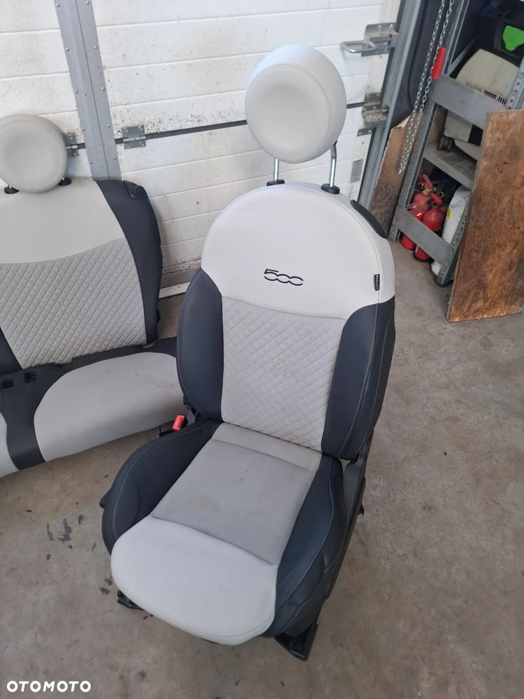 FIAT 500 FOTELE WNETRZE KPL - 3