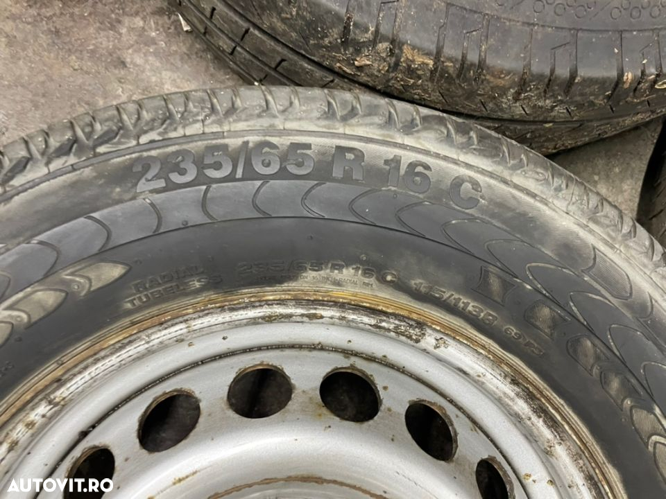Roata, janta originala MERCEDES SPRINTER an 2007-2017 cu cauciuc nou vara 235/65R16C - 2