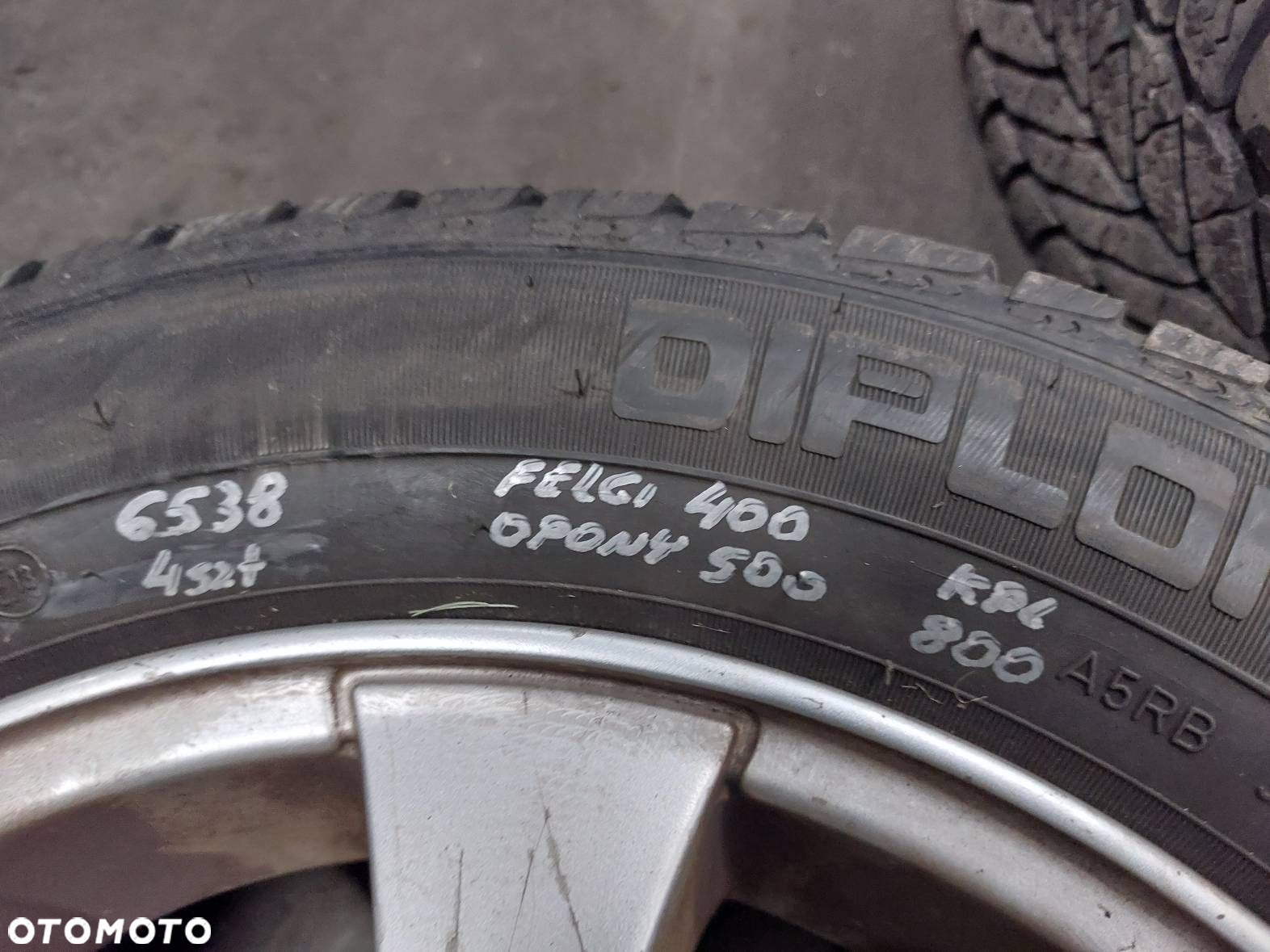 FELGI ALUMINIOWE 4 SZT 30620580 4x114,3 6Jx15 ET44 FI67,1 VOLVO V40 I - 2