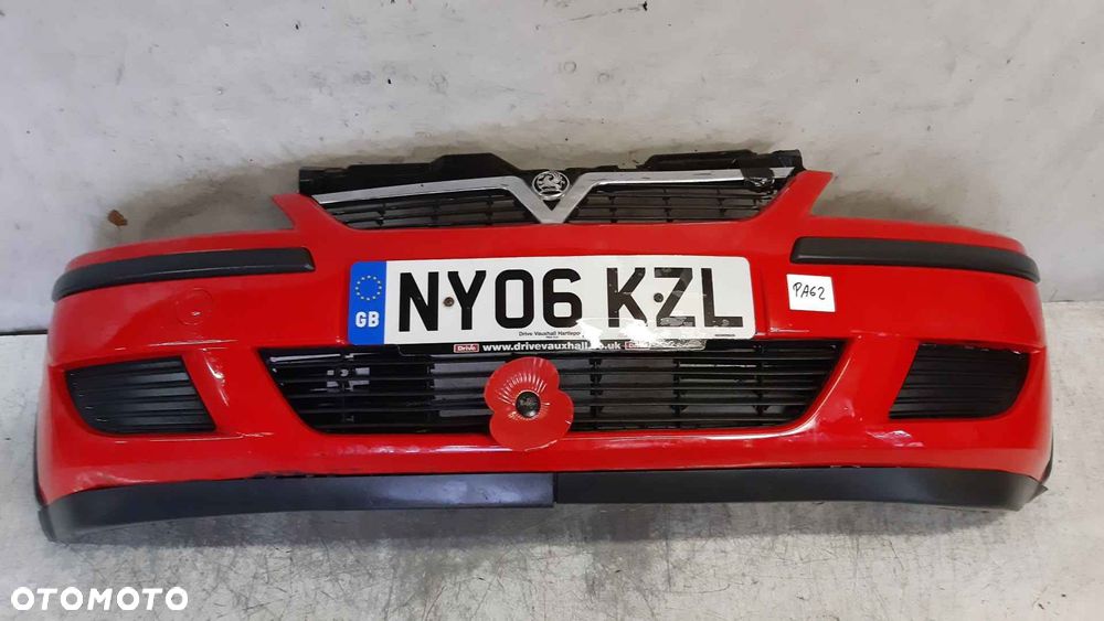 ^ ZDERZAK PRZÓD PRZEDNI DO OPEL CORSA C LIFT FL Y547 CZERWONY - 1