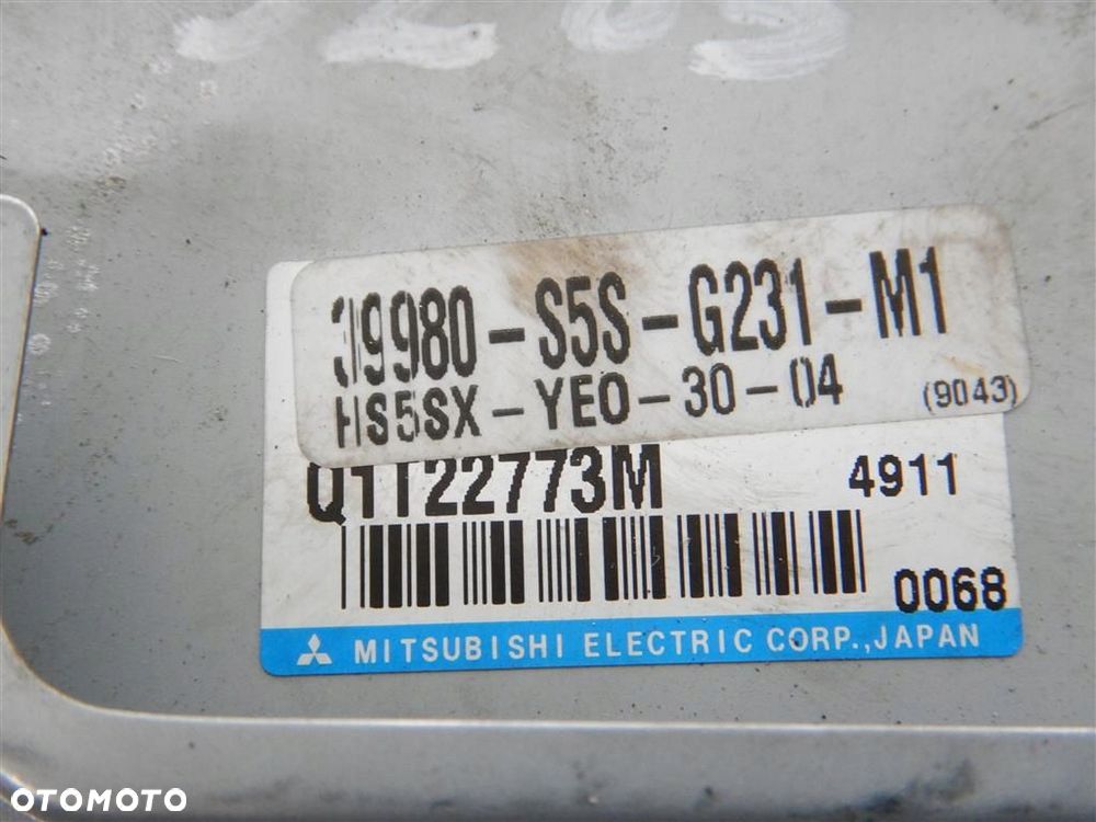 Sterownik wspomagania Honda Civic VII 2001-2006 1,6 BENZYNA Q1T22773M 39980-S5S-G231-M1 - 2