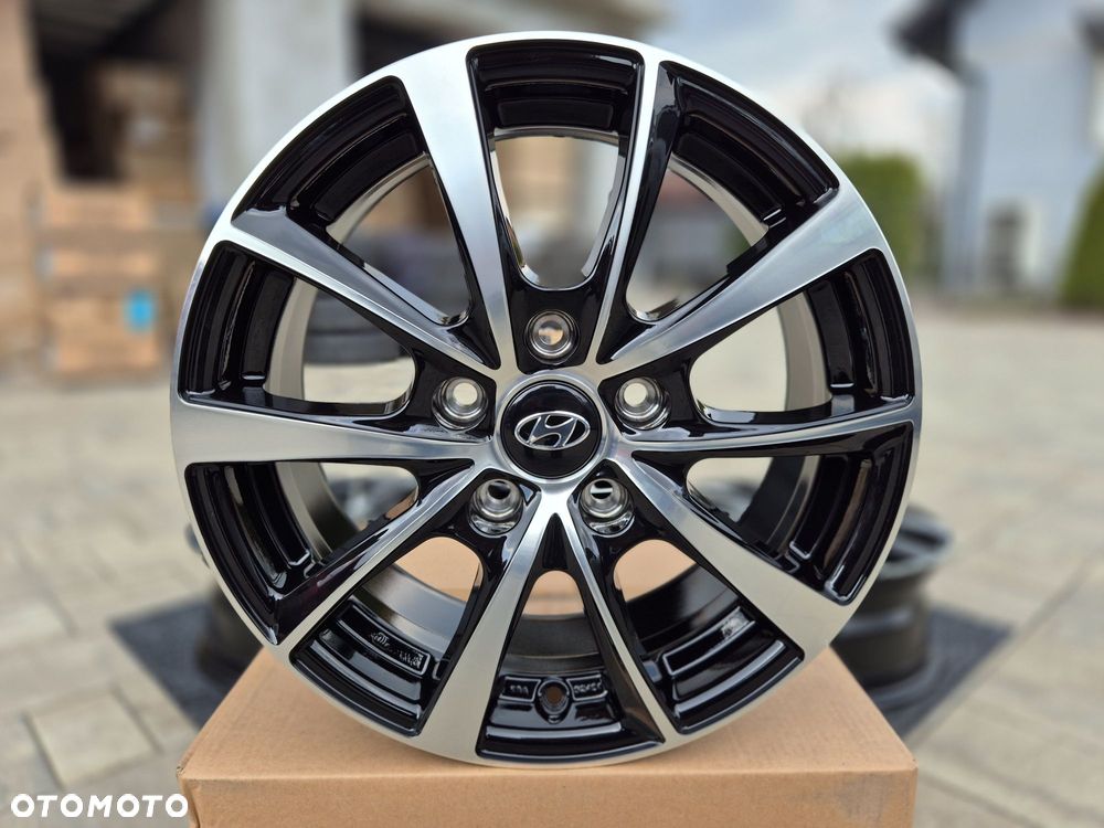 Hyundai 16 " Felgi Nowe 5x114,3 Elantra I30 Kona iX20 iX35 Kona - Czarny Poler - 2