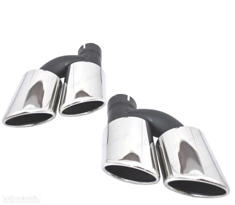 DIFUSOR AUDI A6 4G 10- LOOK S6 + PONTEIRAS DE ESCAPE - 5