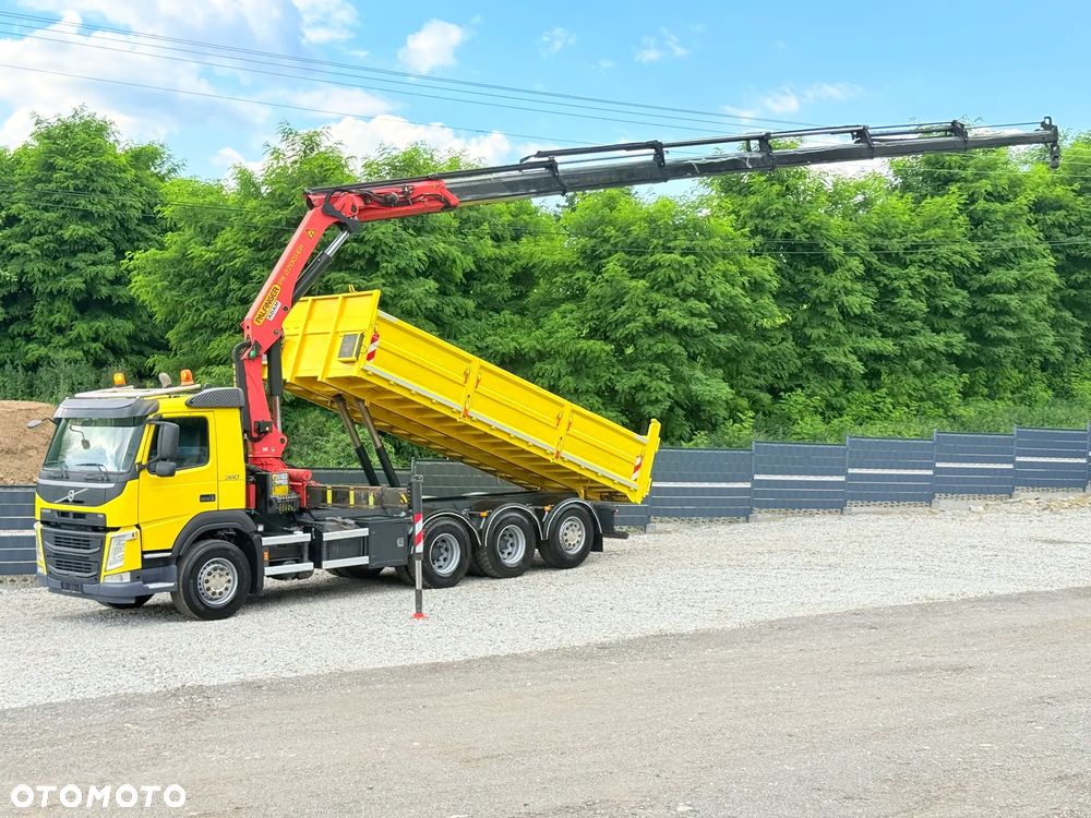 Volvo * Volvo FM 380 * Kiper Wywrotka * 8x4 * Kran Palfinger PK 27001-EH * Sprowadzony * - 24