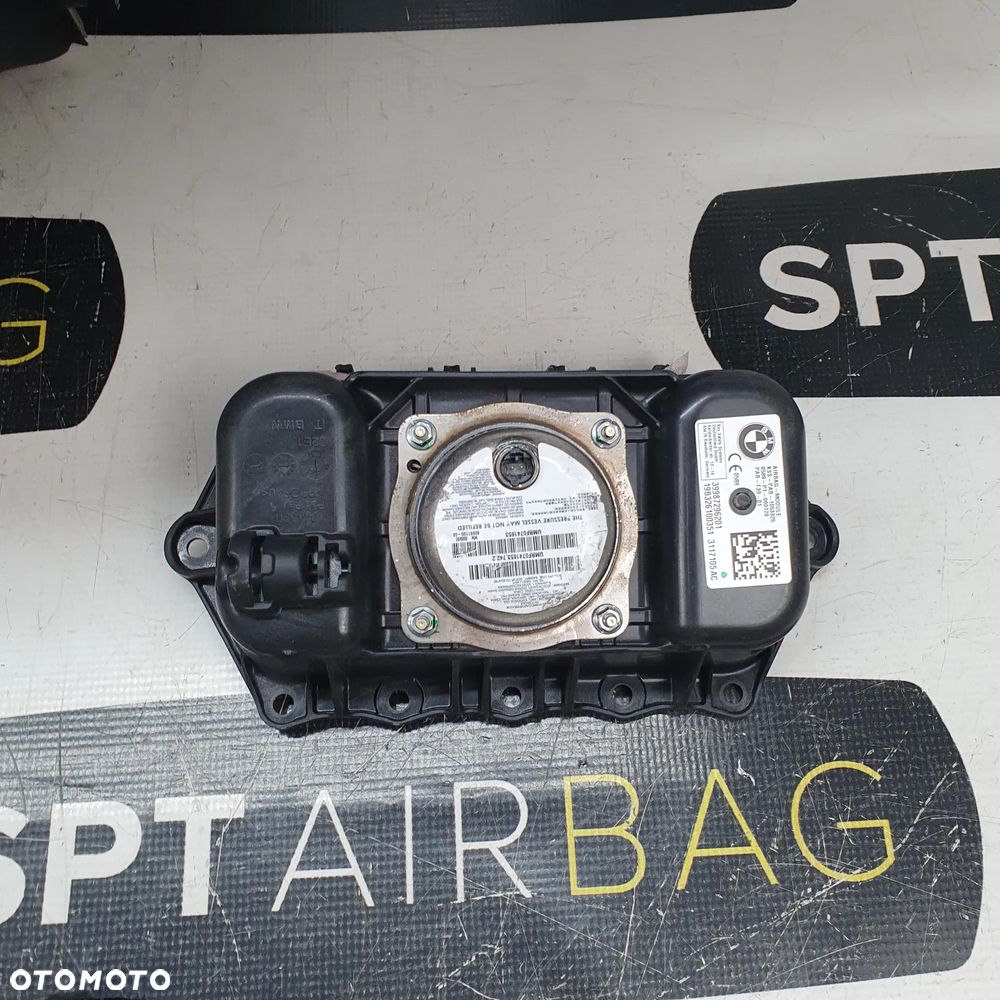 BMW 2 F45 F46 GRAN TOURER ACTIVE TOURER DESKA ROZDZIELCZA CZERWONA NITKA KONSOLA KOKPIT PULPIT PODUSZKI AIRBAG AIR BAG PASY KIT SET - 10