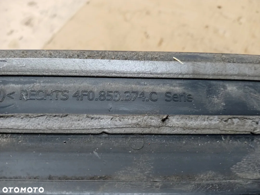 Listwa progowa progu prawy przód przednia prawa Audi A6 C6 4F0853374C - 5