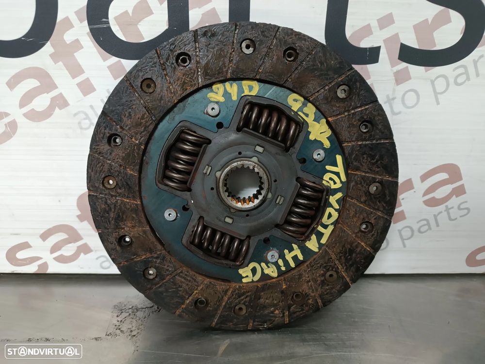 EMBRAIAGEM (DISCO + PRENSA) TOYOTA HIACE / HILUX 2.4D 92-98 (SEMI-NOVO) - 5