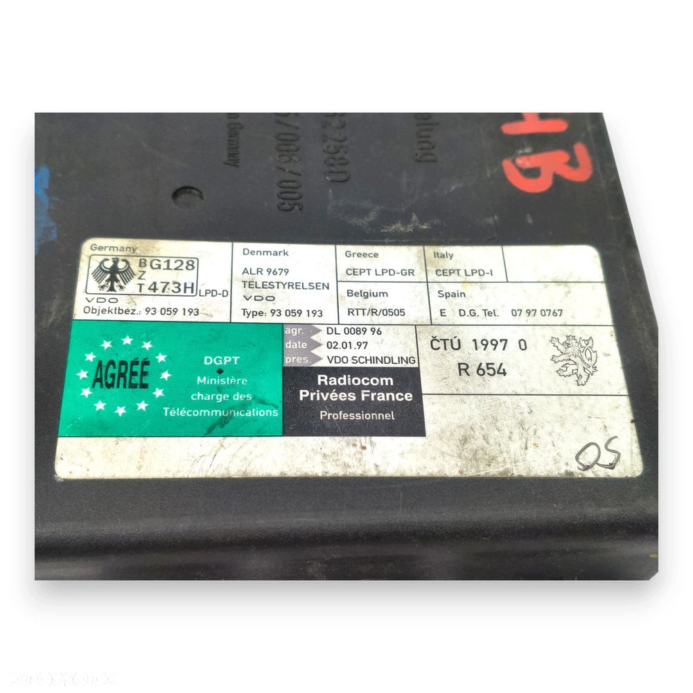 MODUŁ KOMFORTU Audi A6 C5 4B0962258D - 4
