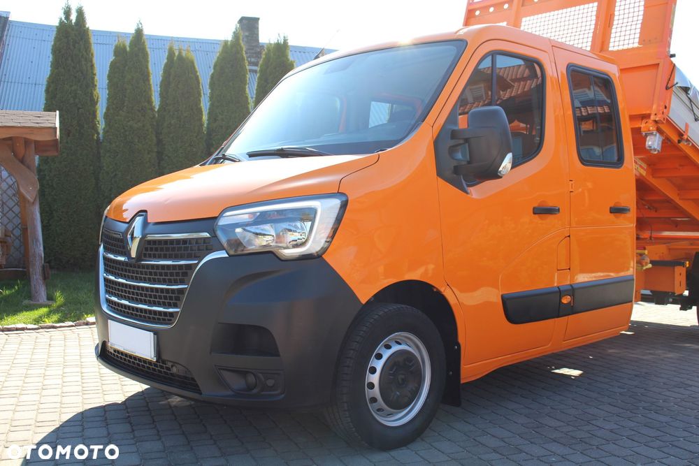 Renault MASTER / MOVANO / BRYGADÓWKA / DOKA / WYWROTKA / 6 OSÓB / POLSKI SALON / NISKI PRZEBIEG / - 14