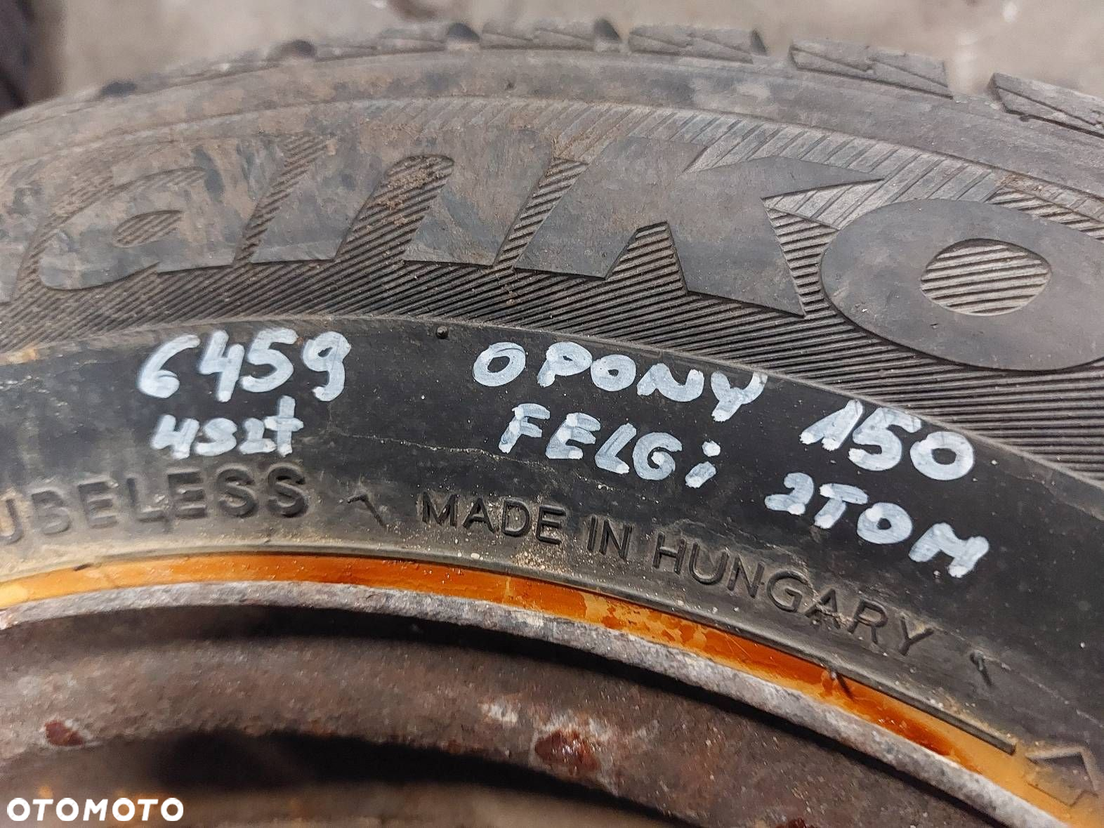 OPONY ZIMOWE 4 SZT 155/80R13 2009R HANKOOK ICEBEAR W440 2017R SEMPERIT - 2