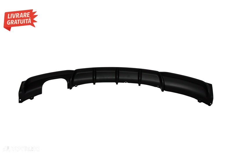 Difuzor Bara cu Toba Ornament Evacuare Fibra Carbon Mat BMW Seria 3 F30 F31 (2011-- livrare gratuita - 2