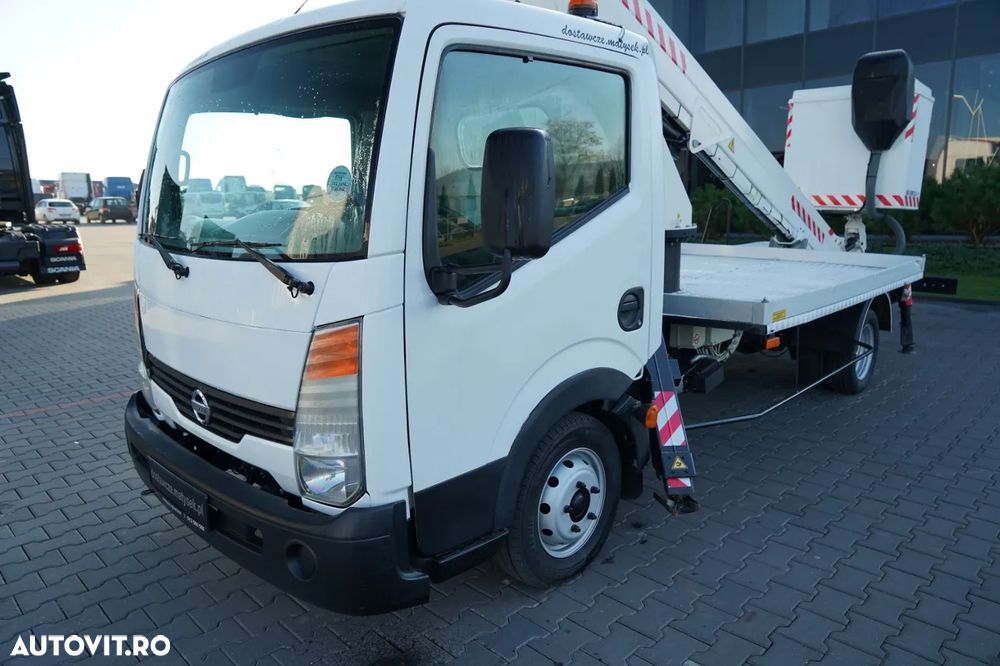 Nissan CABSTAR / ELEVATOR DE 20 DE METRI / GSR E200TE4 / DUBLU / CAPACITATE DE RIDICARE - 200 kg / 4 STABILIZATOARE / - 17