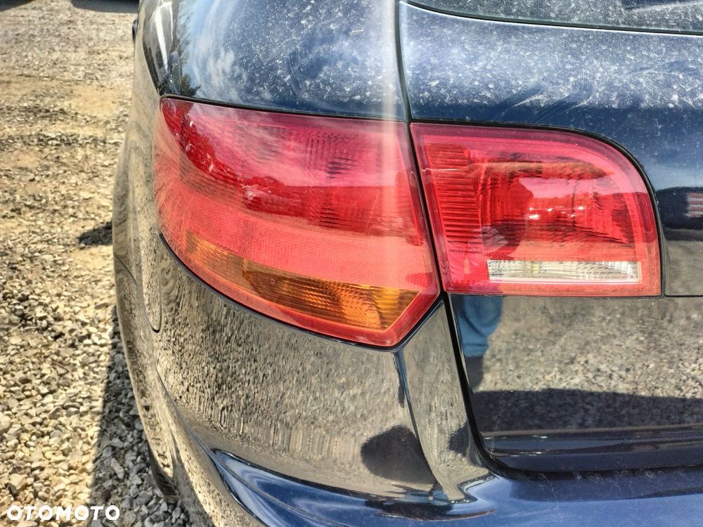 AUDI A3 8P 1.9 TDI 5D LZ5F DRZWI PRZÓD LEWY PRAWY ZDERZAK PRZÓD TYŁ KLAPA BELKA BŁOTNIK SZYBA LUSTERKO LAMPA CAŁY NA CZĘŚCI - 6