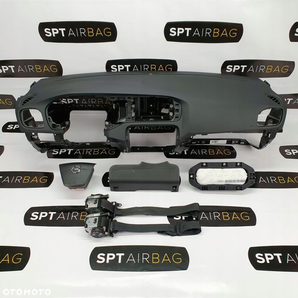 VOLVO V40  DESKA ROZDZIELCZA KONSOLA KOKPIT PULPIT PODUSZKI AIRBAG AIR BAG PASY KIT SET - 1