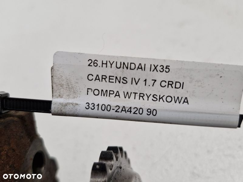 HYUNDAI IX35 CARENS 4 IV 1.7 CRDI POMPA WTRYSKOWA 33100-2A420 - 5