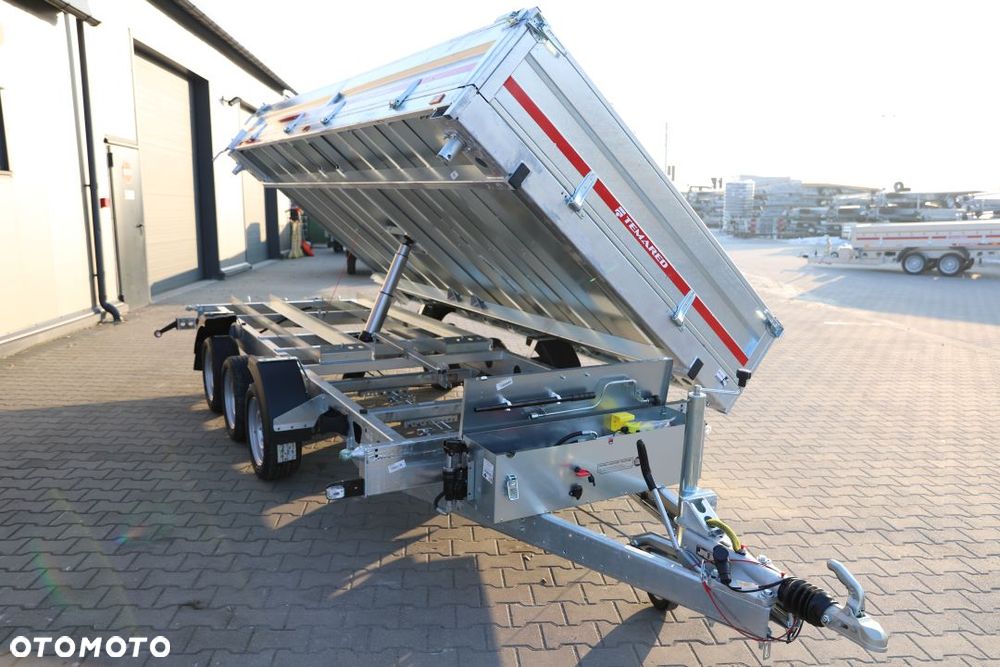 TEMARED /MARTZ TIPPER 4020/3 C S 3,5T 405x197x40 cm , DMC 3500 kg, 3 osie, Koła 195R13C, Burty stalowe - 27