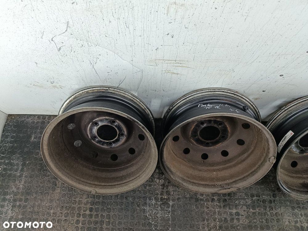 FELGI STALOWE KOMPLET 16 RENAULT MASTER II FL 6JX16H2DET66 - 9
