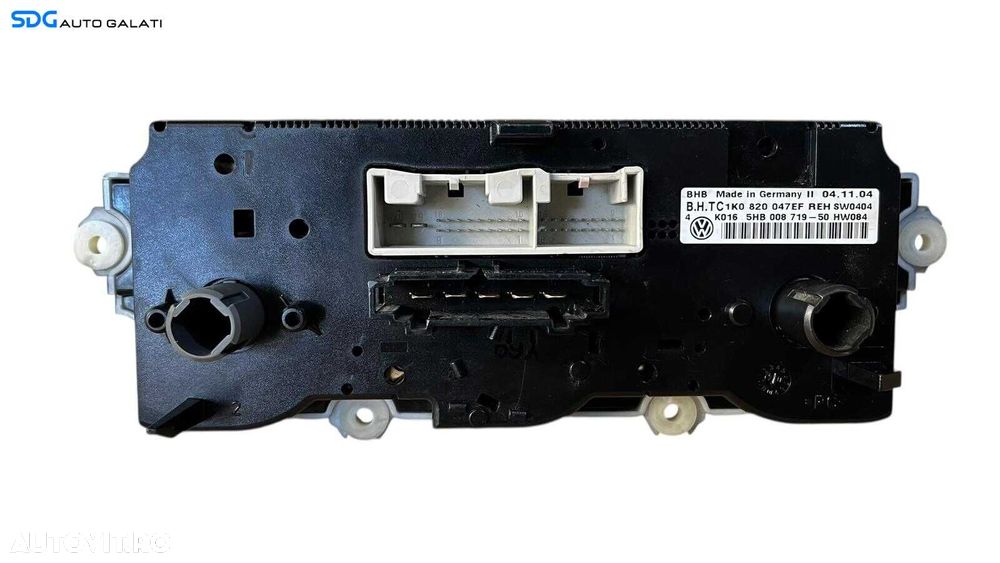 Panou Modul Unitate Comanda AC Aer Conditionat Clima Climatic Volkswagen Golf 5 Plus 2004 - 2008 Cod 1K0820047EF 5HB008719 [LC0579] - 3