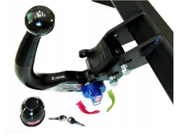 Hak Holowniczy Westfalia Witter AUTOMAT Wypinany+ Moduł 13 pin + Wiązka do Ford Mondeo MK4 Kombi - 5
