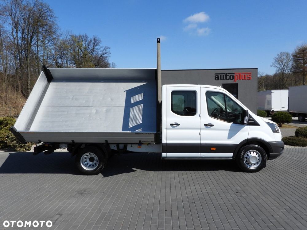 Ford TRANSIT WYWROTKA TROJSTRONNA PODWÓJNA KABINA DOKA 7 MIEJSC TEMPOMAT BLIŹNIACZE KOŁA KLIMATYZACJA  130KM - 10