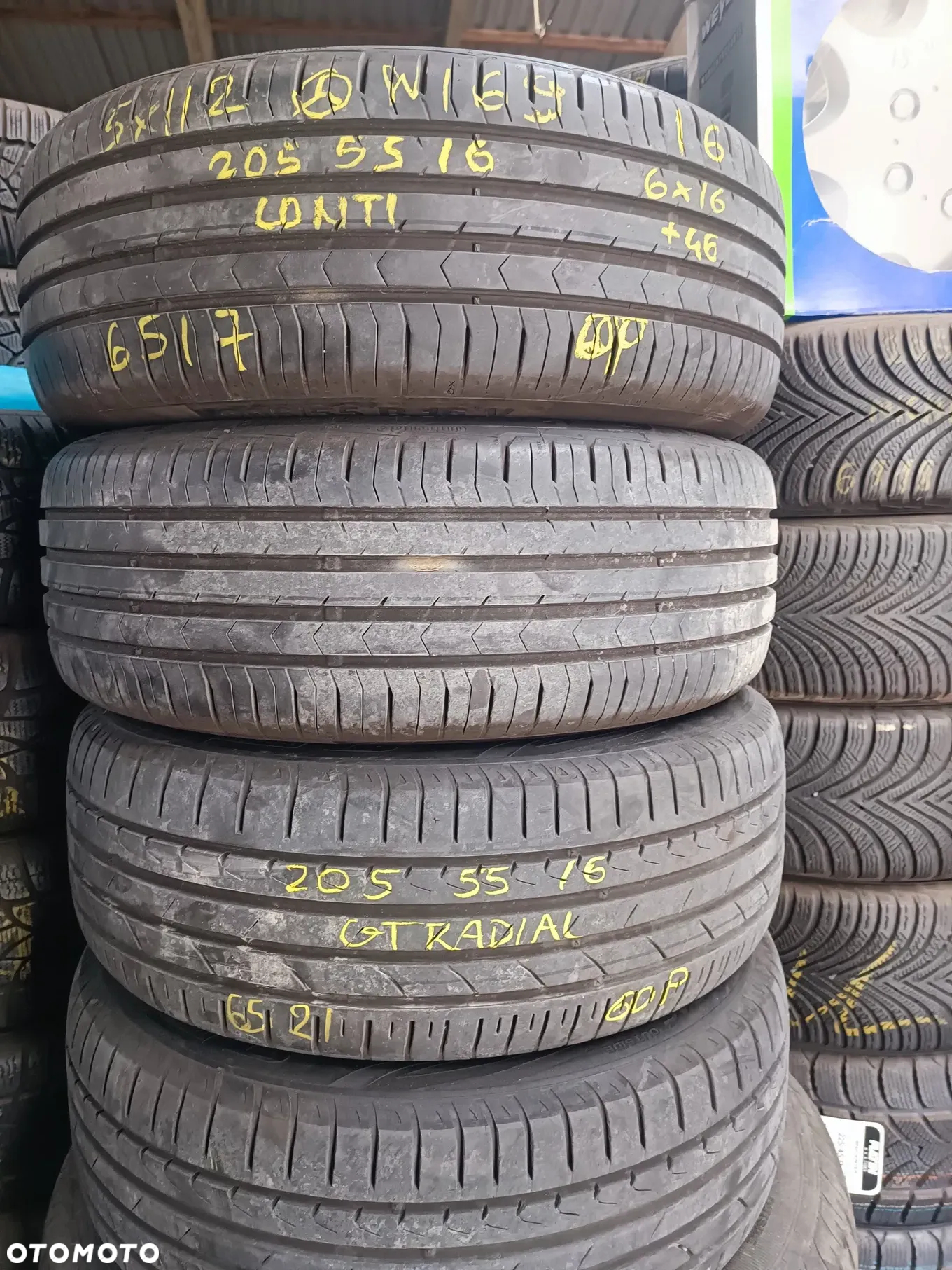 5x112 Felgi Aluminiowe Alufelgi 16 Mercedes Koła letnie lato  A klasa W176 W169 B W246 W245 CLA W117 A117 C W204 Legnica ALU-RAD 205/55 6,5mm - 7