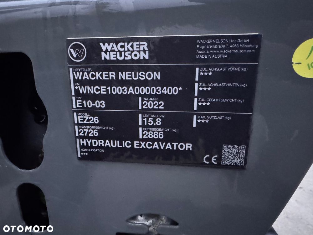 Wacker Neuson EZ 26 - 10