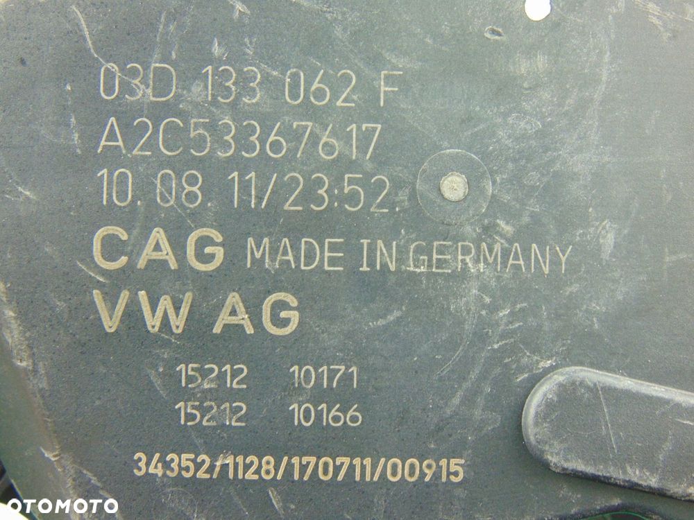 Przepustnica 1,2 Fabia Polo Ibiza Golf 03D133062F Oryginał Gwarancja - 2