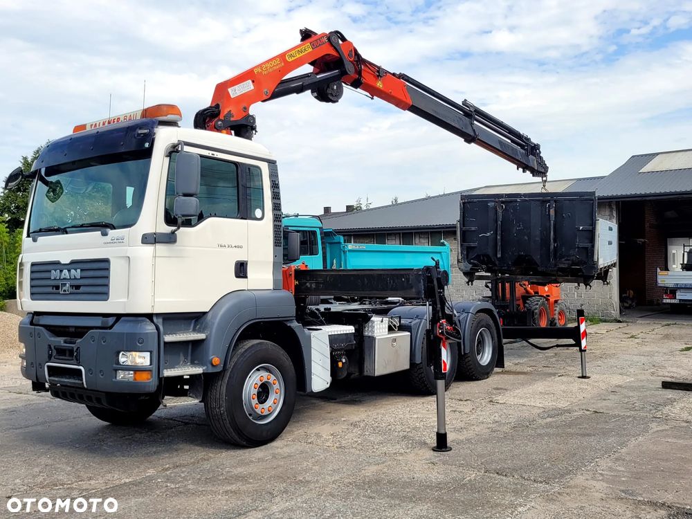 MAN TGA 33.480 6x4 Palfinger PK29002 Ciągnik + Kiper - 26