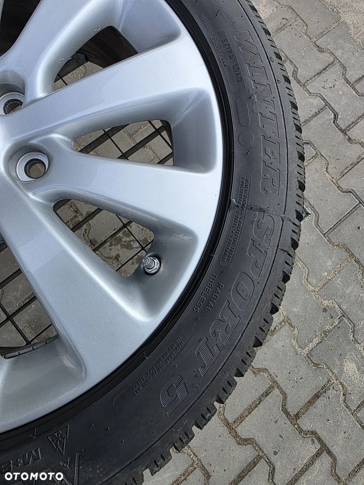 OPEL ASTRA J ZAFIRA C INSIGNIA B KOŁA 5X115 FELGI ALUMINIOWE R17 OPONY 225/50 ZIMOWE DUNLOP +CZUJNIKI TPMS - 8