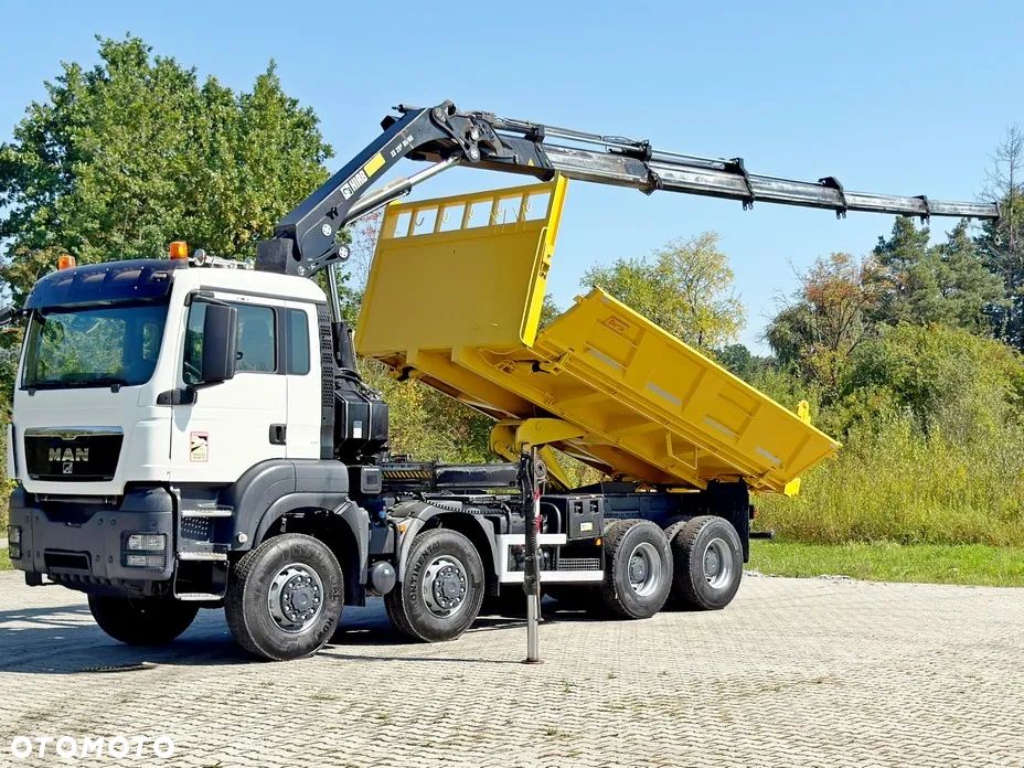 MAN TGS 32.510 *WYWROTKA 5,10m * HIAB 288 EP - 5 HIDUO + PILOT * 8x8 - 3