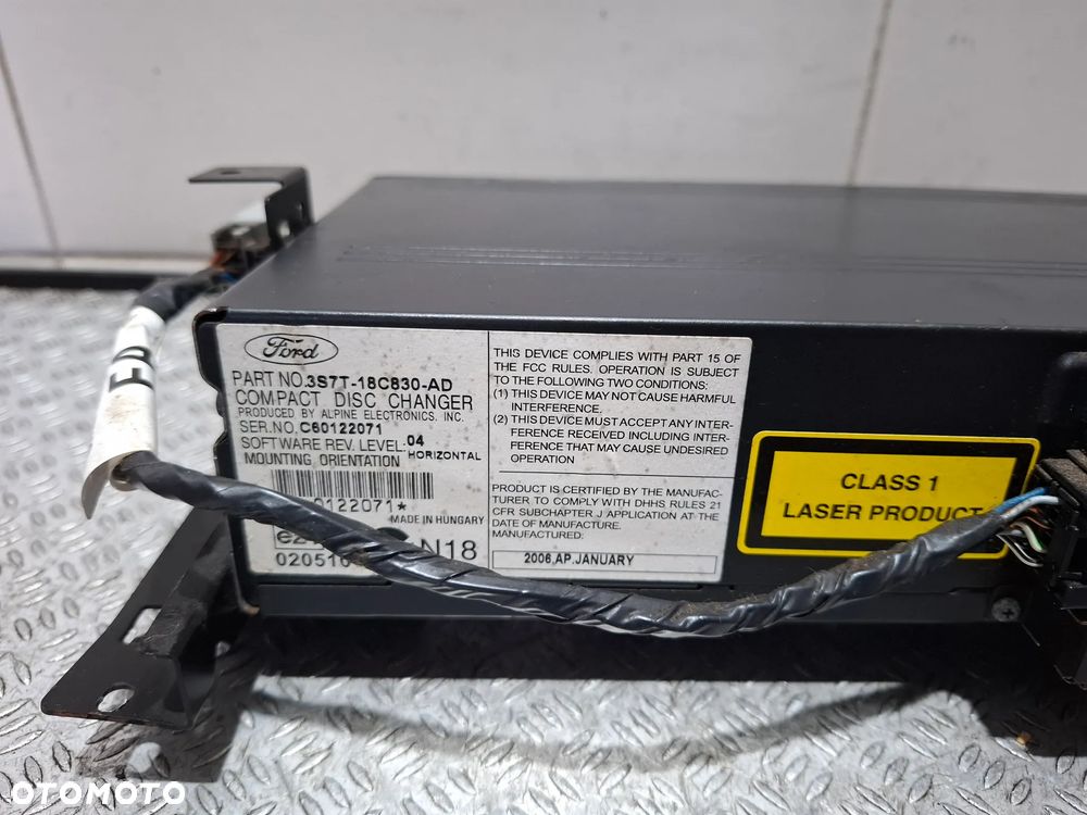 Zmieniarka CD Ford S - Max MK1 nr 3S7T18C830AD - 3