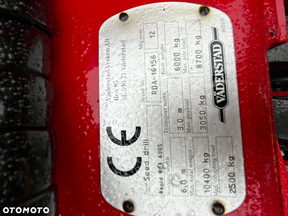 Väderstad Rapid RDA 600S - 8