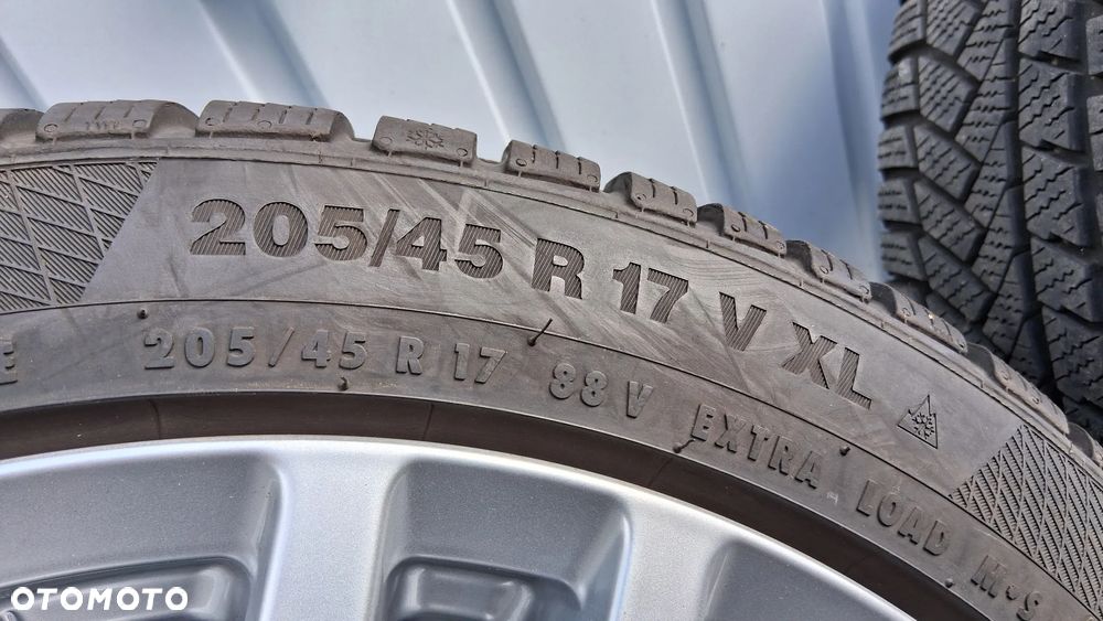 Koła Felgi Dezent zimowe 5x100 Audi Vw Seat 205/45R17 - 8