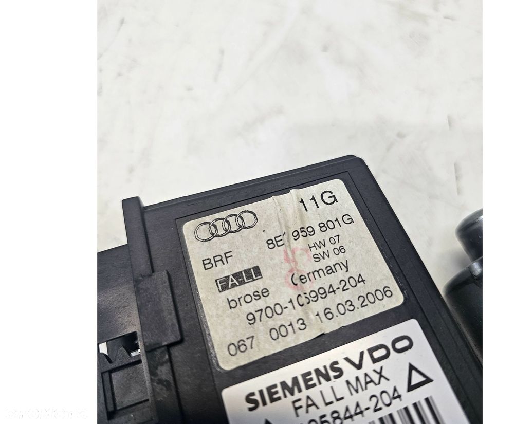 SILNIK SILNICZEK SZYBY LEWY AUDI A4 B6 B7 8E1959801G - 4