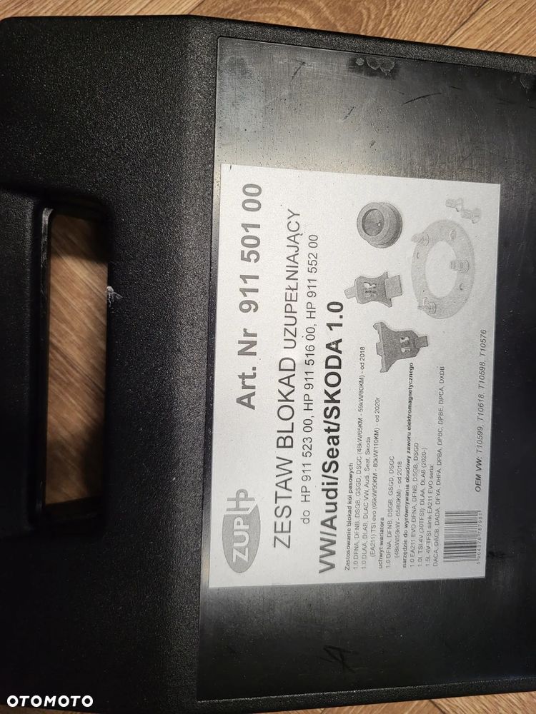 Zestaw uzupełniający do zestawów: wynajem HP 911 523 00, HP 911 516 00, HP 911 552 00 VW, Skoda, Audi, Seat silniki 1.0 Blokady rozrządu od 2017 > BENZYNA - 2