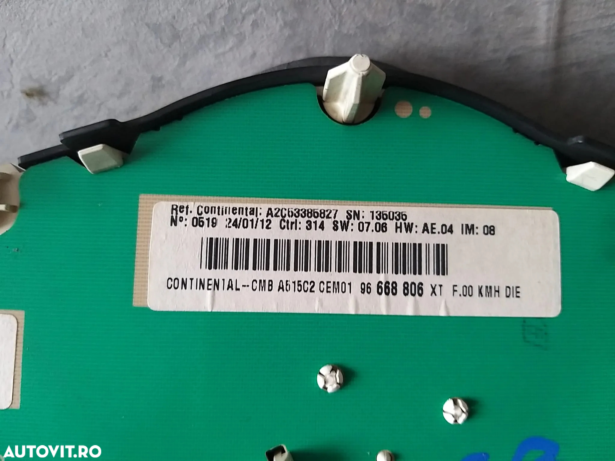 Ceasuri bord diesel citroen c3 2 96668806xt a2c53386827 - 3
