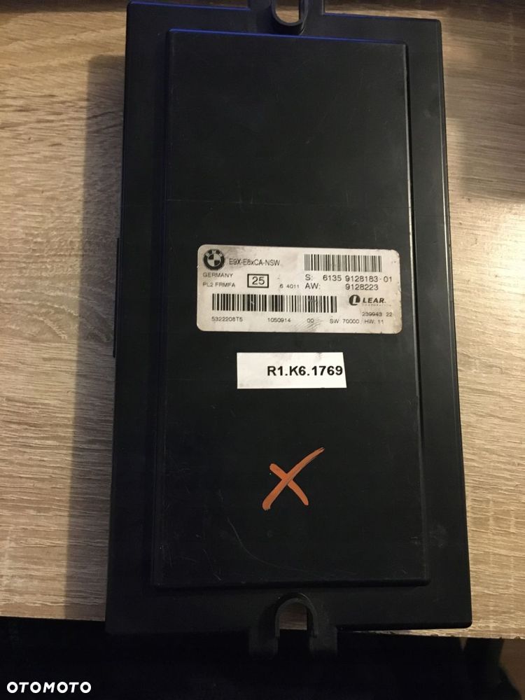 BMW E90 E87 MODUŁ STEROWNIK ŚWIATEŁ 9128183 - 6