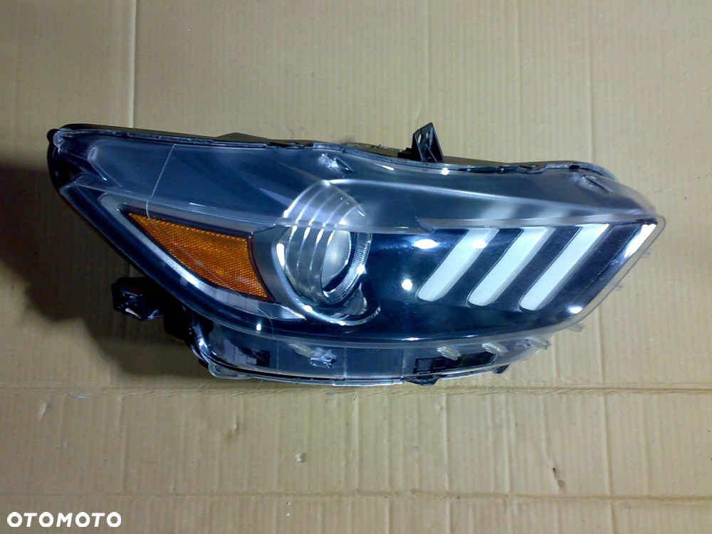 ford mustang vi mk6 2015 - lampa przednia prawa kpl. xenon orginał idealna - 1