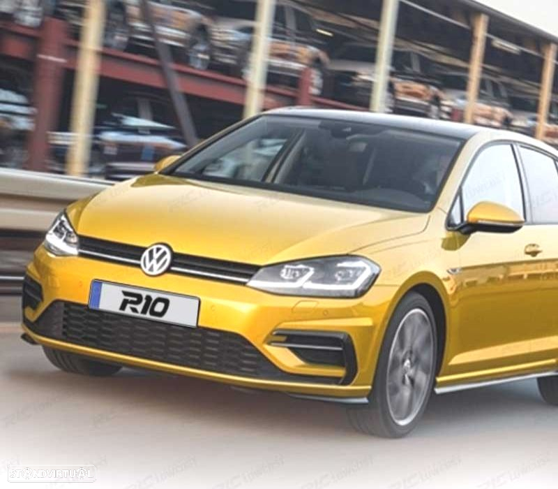 CONJUNTO FARÓIS FULL LED DINÂMICOS VOLKSWAGEN VW GOLF 7.5 17-19 LOOK R LINE - 5
