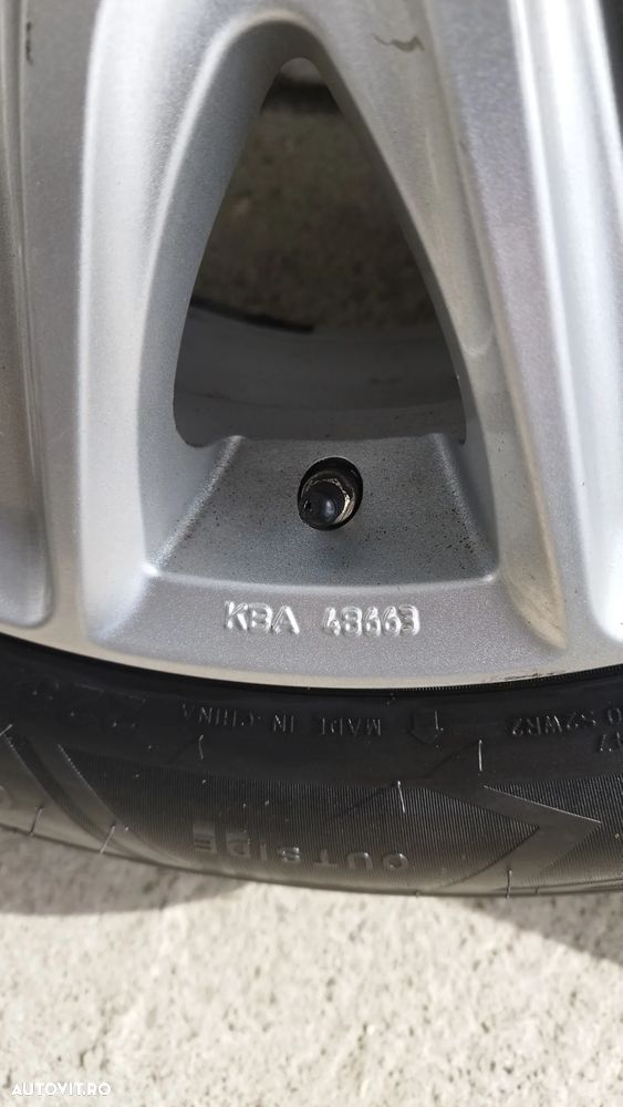 Set jante BMW KBA 48663 Aluett  8J17 Et 30 cu anvelope iarna 225/60/17 Dedicate BMW X3 F25 - 15