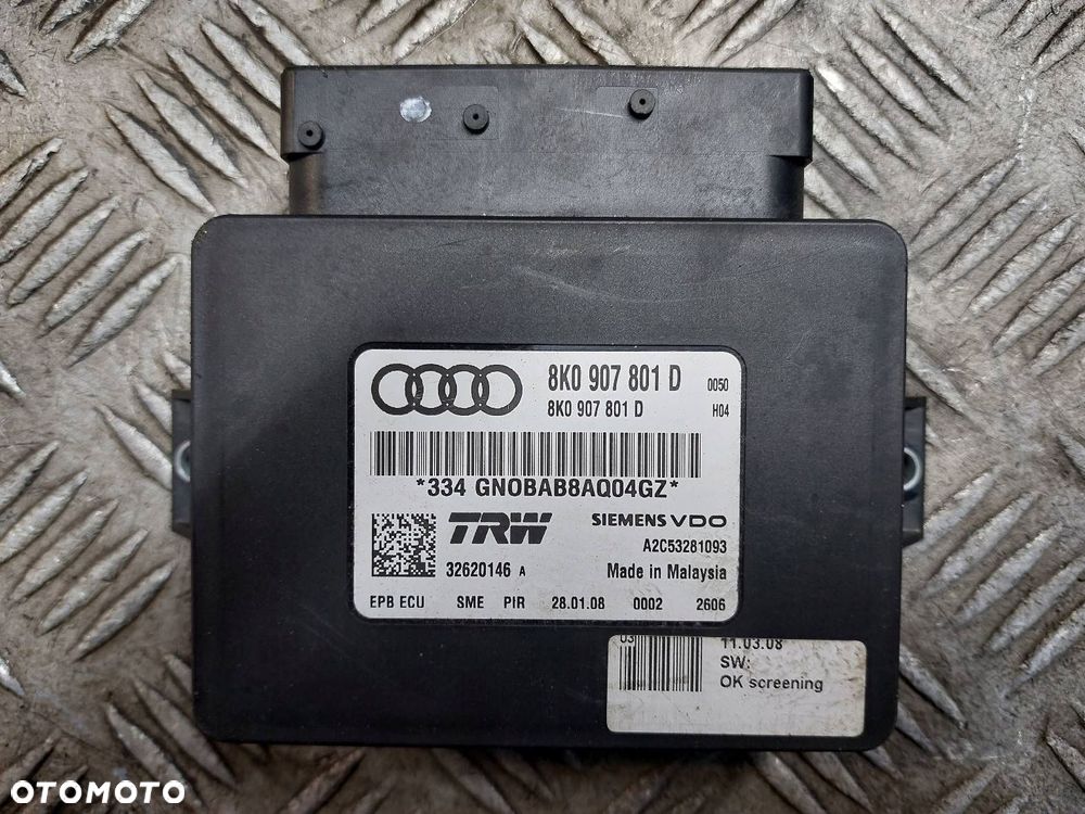 MODUŁ HAMULCA RĘCZNEGO AUDI A4 B8 8K0907801D - 1