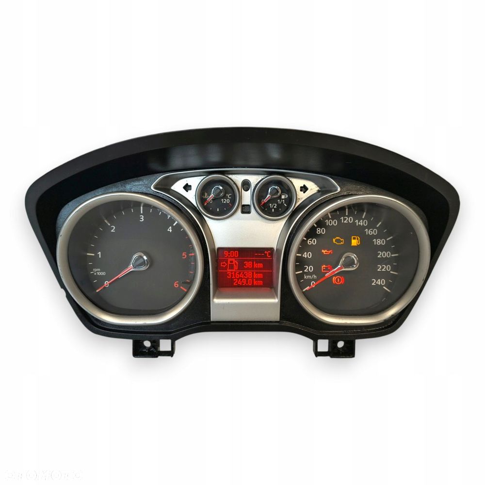 LICZNIK ZEGARY 8V4T-10849-GK Ford Focus MK2 Kuga MK1 1.6 TDCI 316 438km - 12