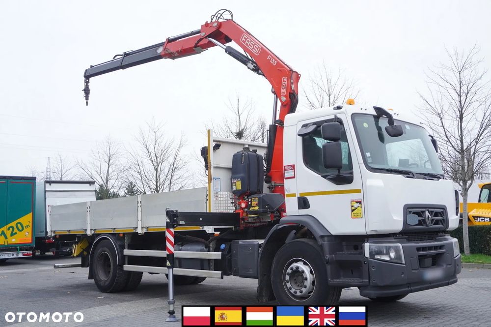 Renault C280 DTI 8 / HDS Fassi 5,6 t / Zasięg 8 m / Platforma 15 EPAL - 1