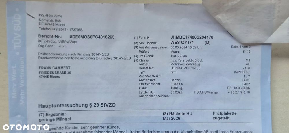 Honda FR-V 1.7 - 27