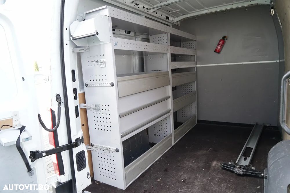Renault MASTER / TABLĂ / FUGOANĂ / CABINĂ MIXĂ 7 LOCURI / CAROSERIE / RAFTURI - 17
